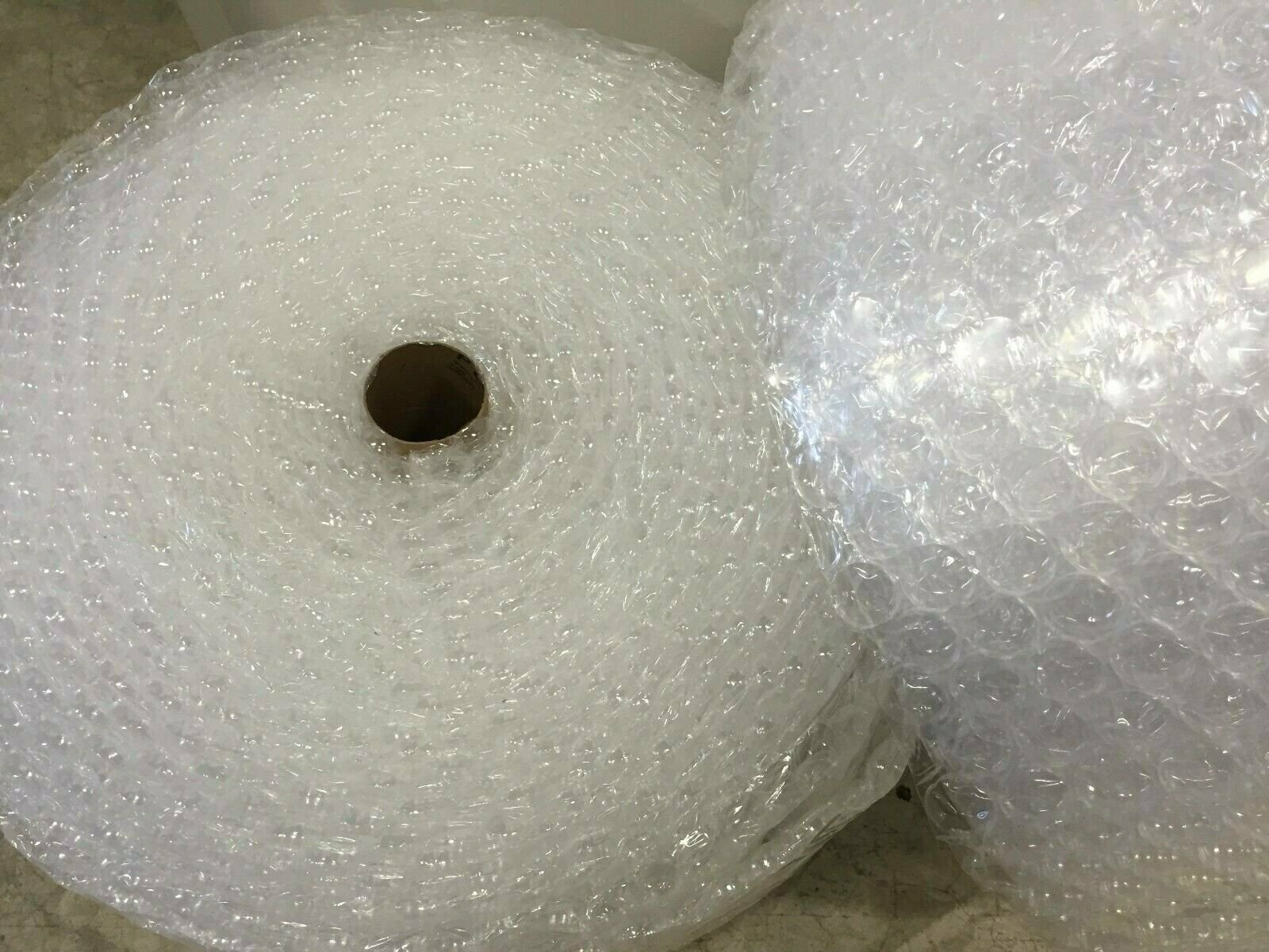 ZV 1/2" x 12" x 125' 125FT Large Clear Bubble Padding Cushioning Wrap Roll