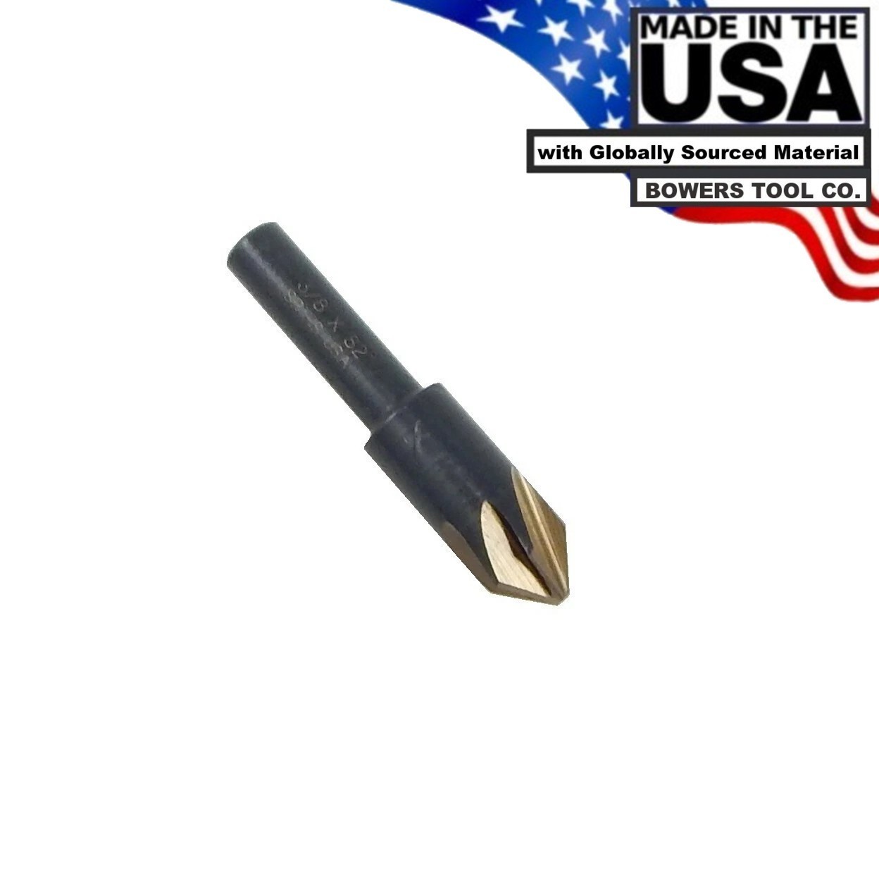 Norseman 3/8" Countersink 82 Degree 6 Flute Hi-Molybdenum M7 Made in USA 67720