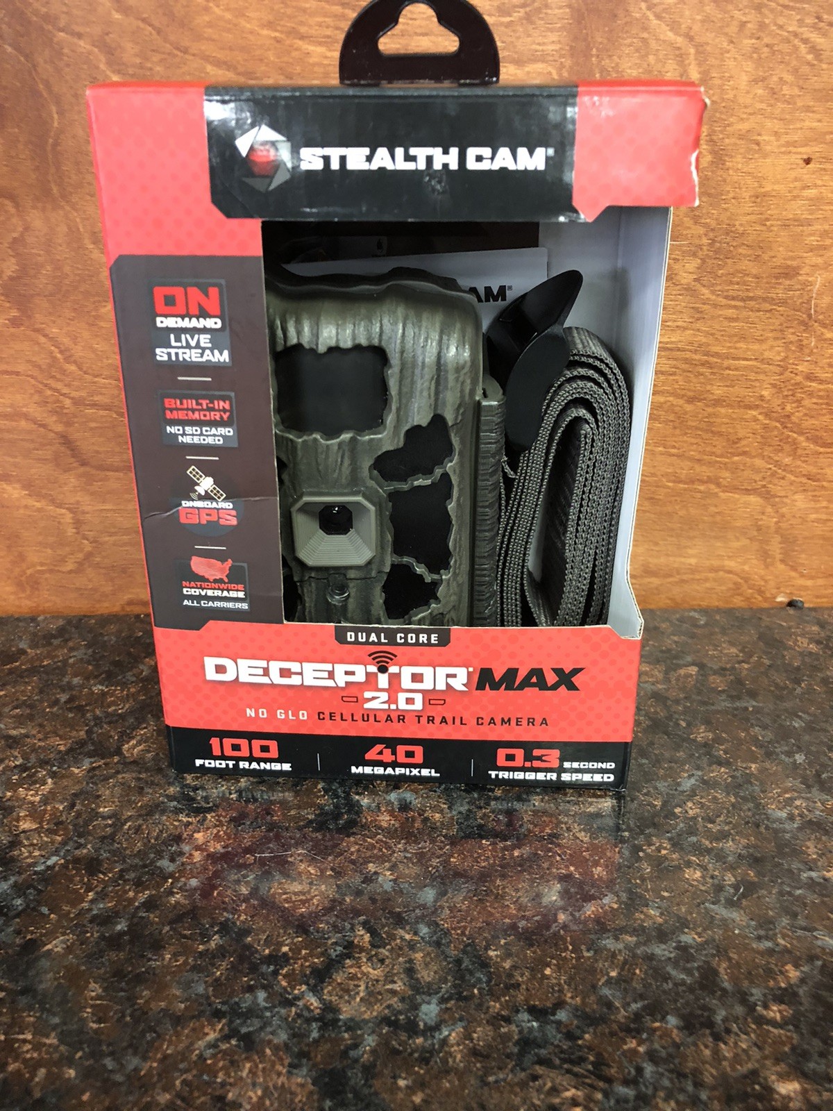 Stealth Cam Deceptor Max 2.0 No Glo Cellular Trail Camera STC-DCPTRX2 (LOOK)