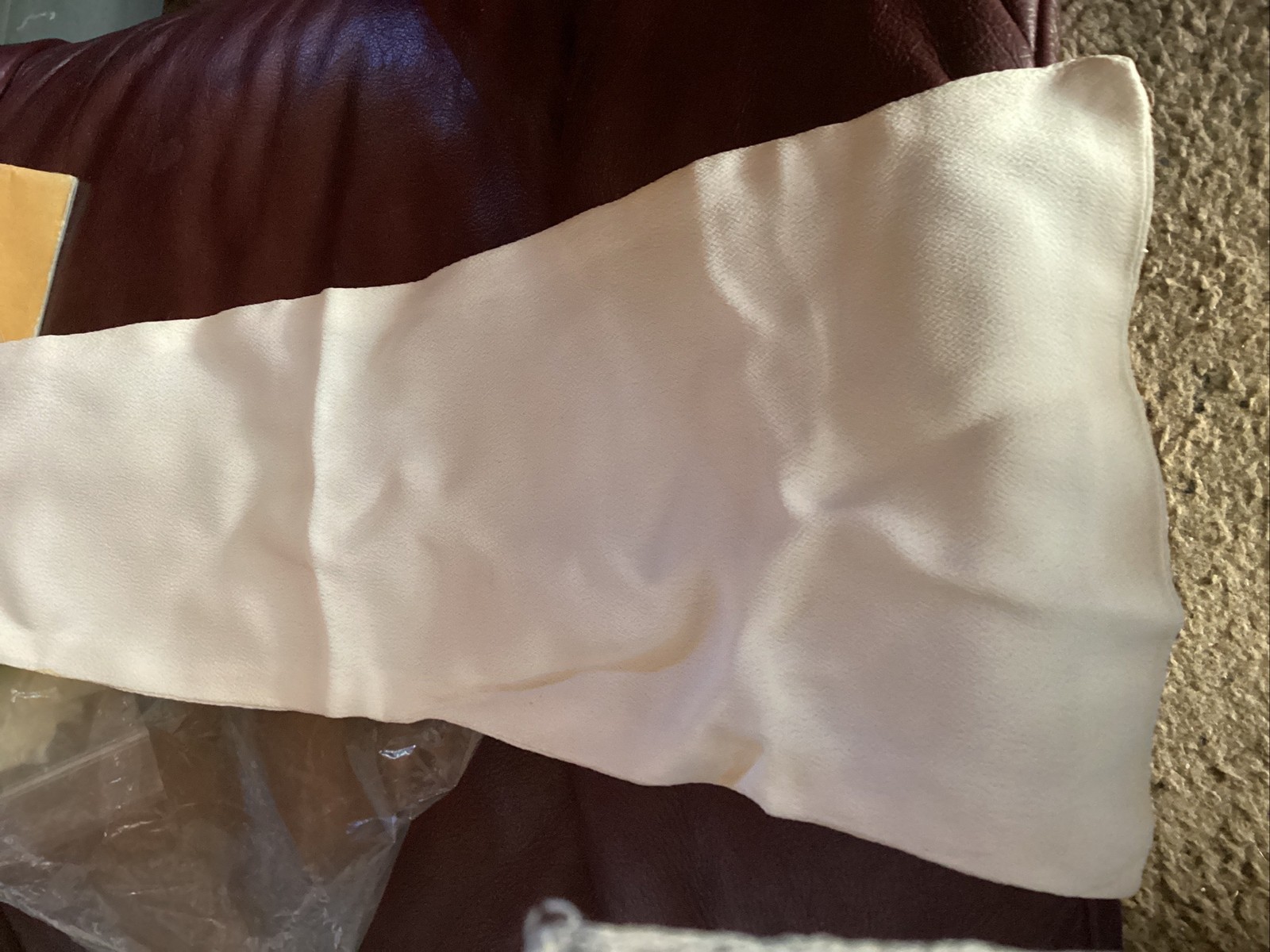 RAF Silk Scarf White Ww2 Storage Folds Exquisite Quality