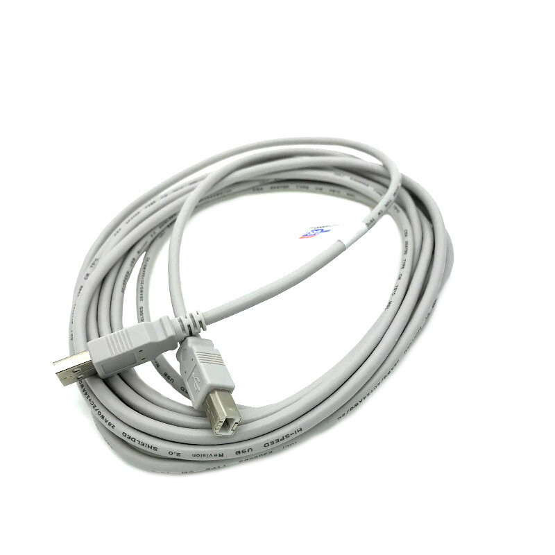 15 Ft USB Cable WH for HP PHOTOSMART PRINTER C3173 C3183 C3188 C3190 C3193 C3194