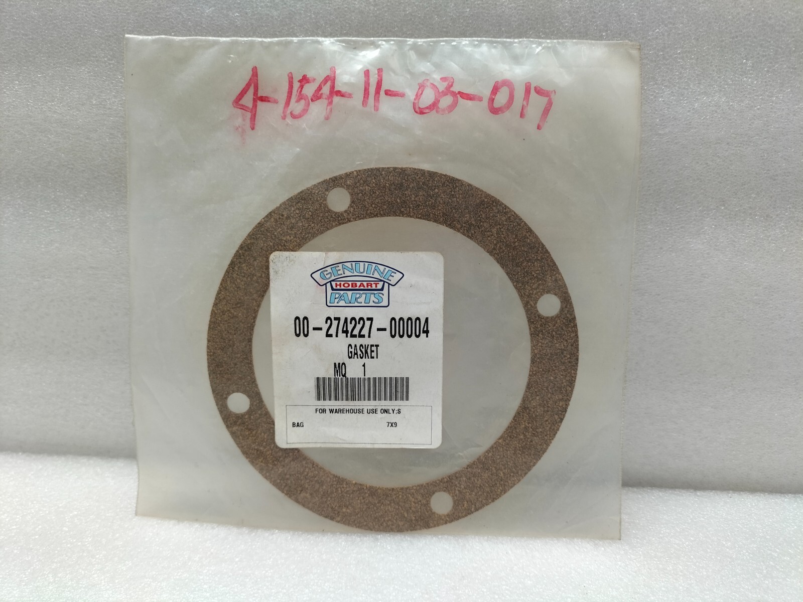HOBART 00-274227-00004 PUMP GASKET - LOT OF 15 PCS