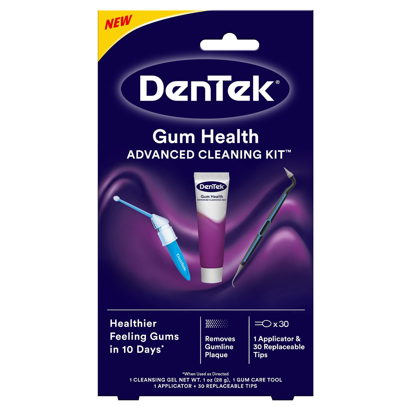 Dentek Gum Health Advanced Cleaning Kit, Oral Care Hygiene Kit with Gum...