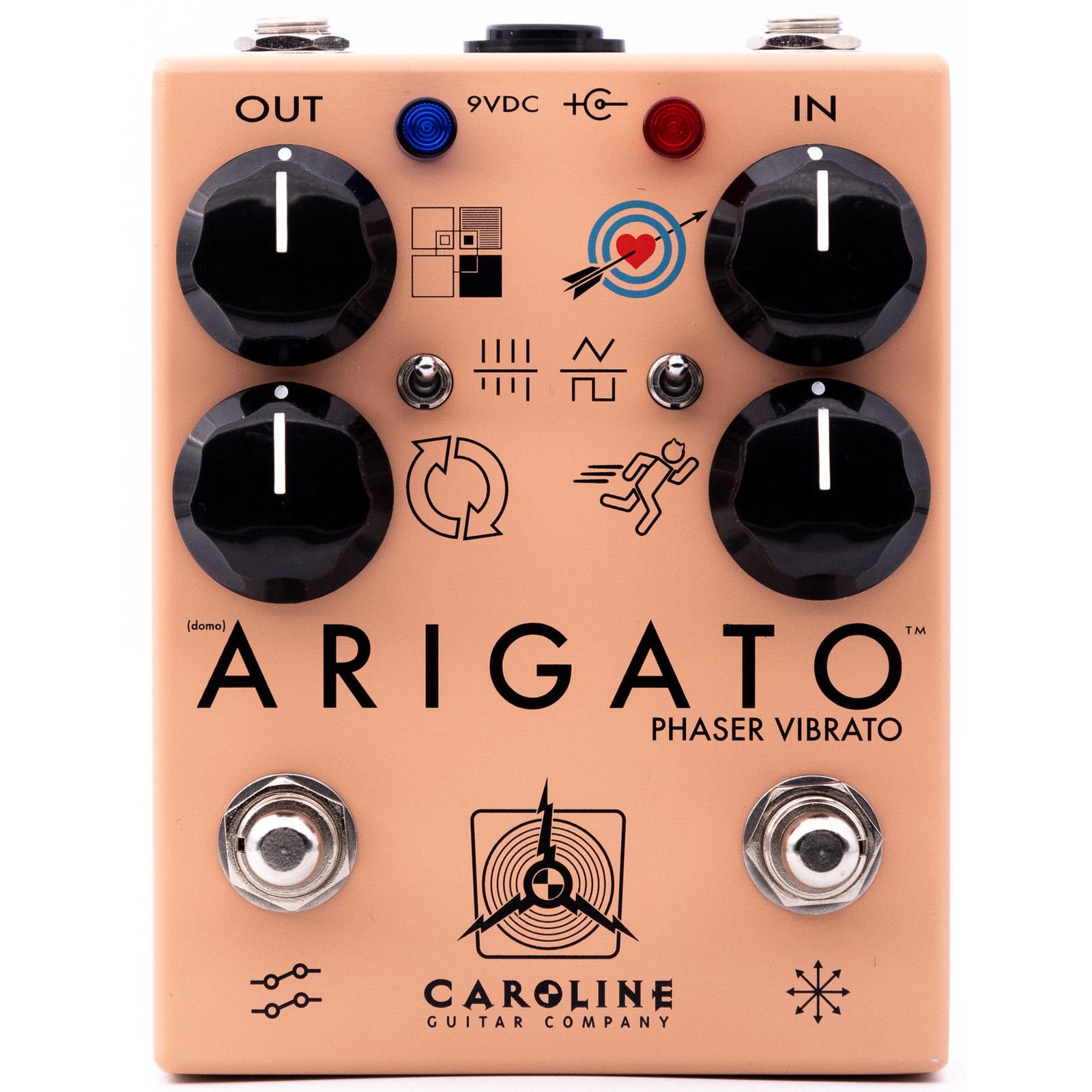 Caroline Arigato Phaser/Vibrato Effects Pedal