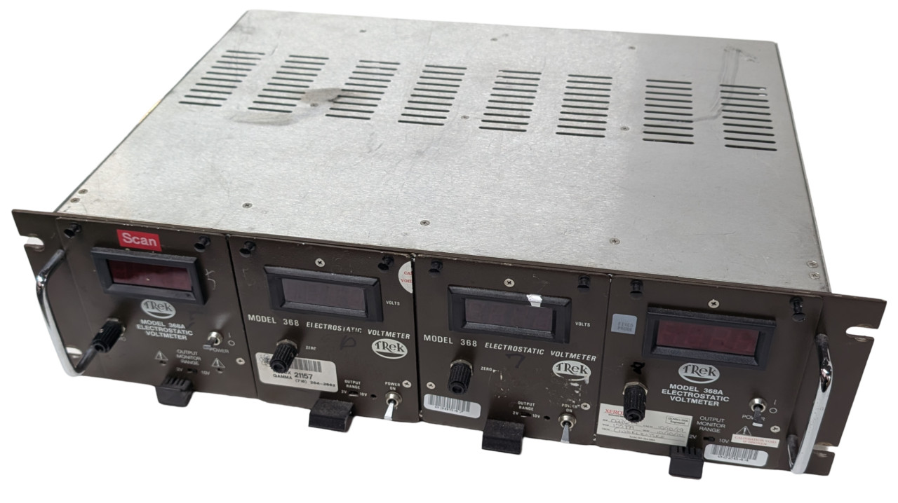Trek Model 368A Electrostatic Voltmeter 115VAC 4-Unit Case