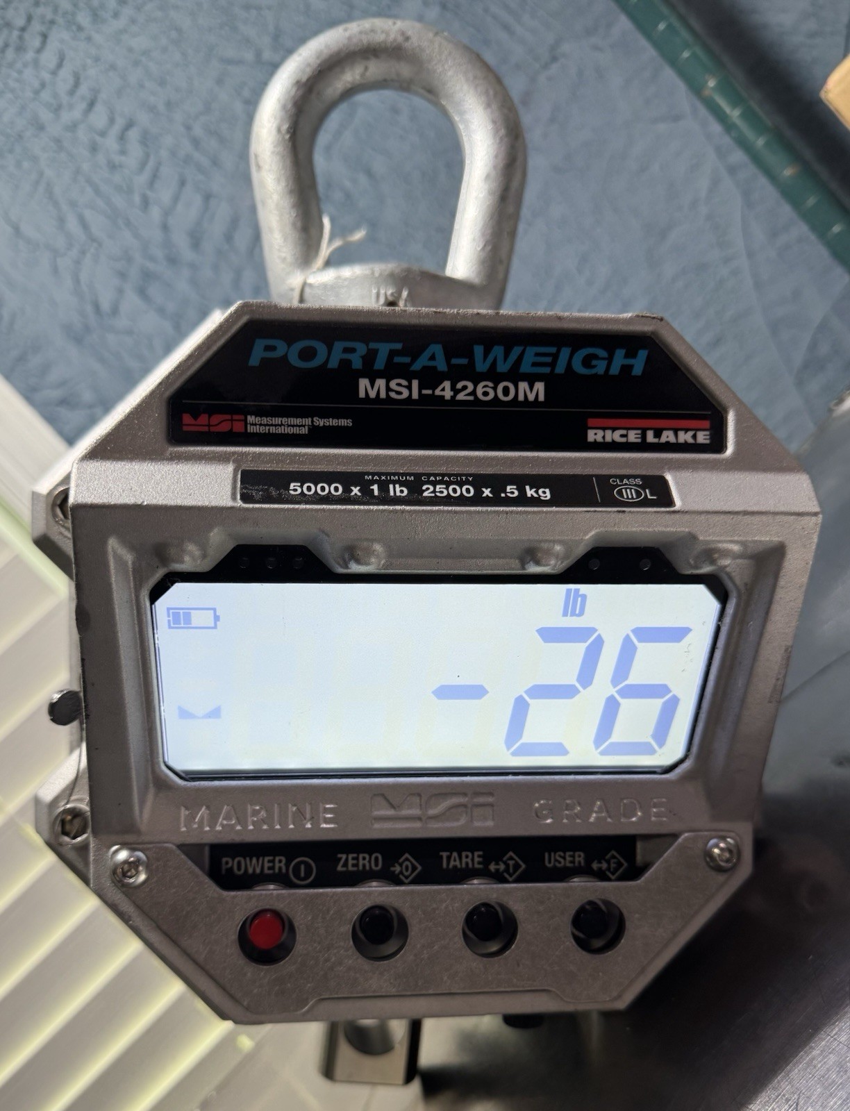 MSI-4260M Port-A-Weigh Industrial Marine Crane Scale