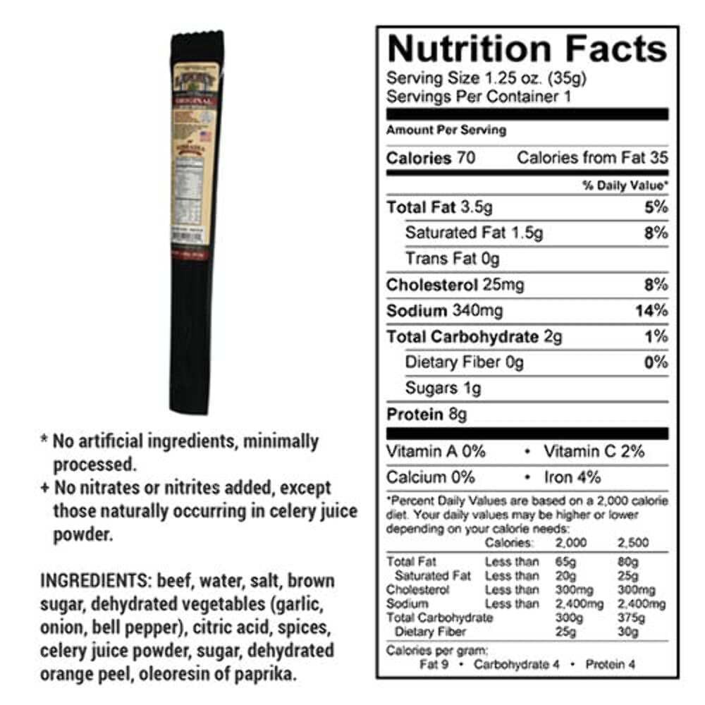 Original Beef Stick | 1.25 oz | Nebraska Star Beef