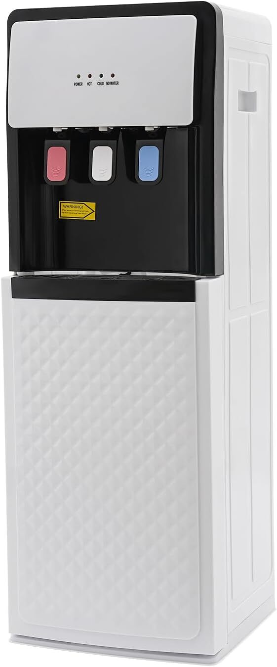 Water Dispenser Bottom Loading Water Cooler for 5 Gal Bottles w/Indicator Lights