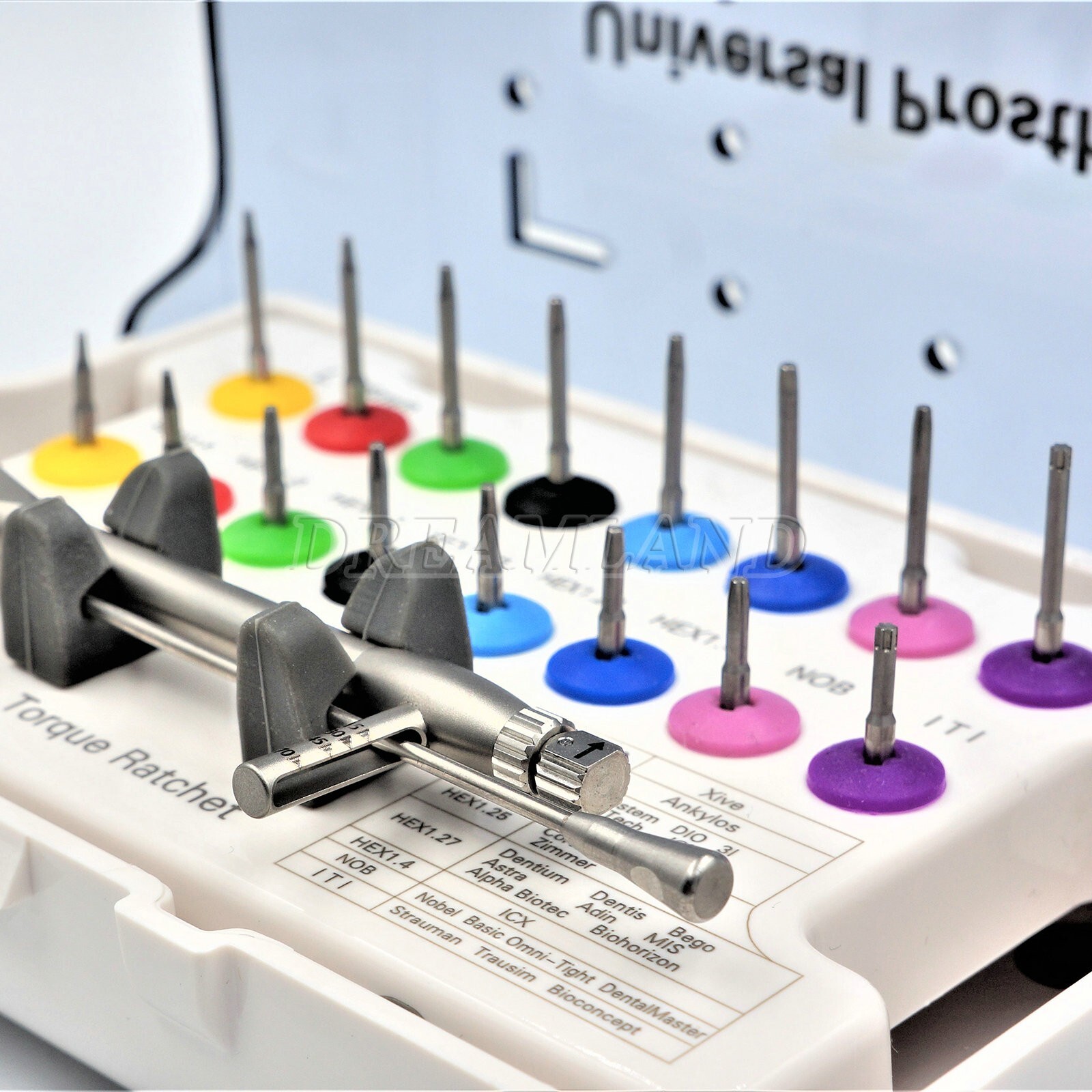 Dental Universal Implant Prosthetic Kit Machine Driver Screwdriver