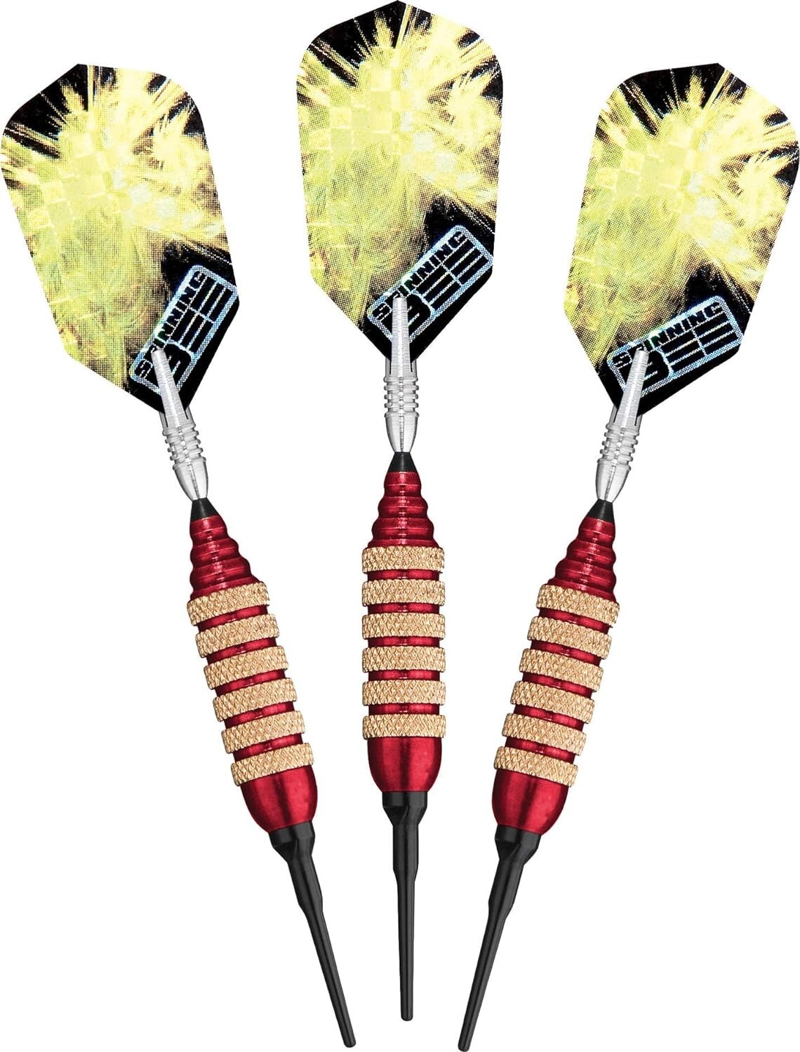 Viper Spinning Bee Soft Tip Darts with Casemaster Storage/Travel Case, 16 Grams