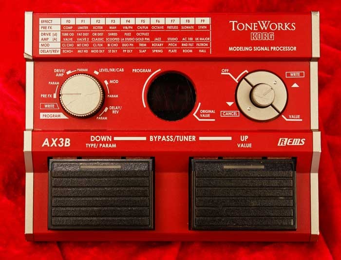 KORG TONEWORKS AX3B for Bass MODELING Multi-Effects PROCESSOR