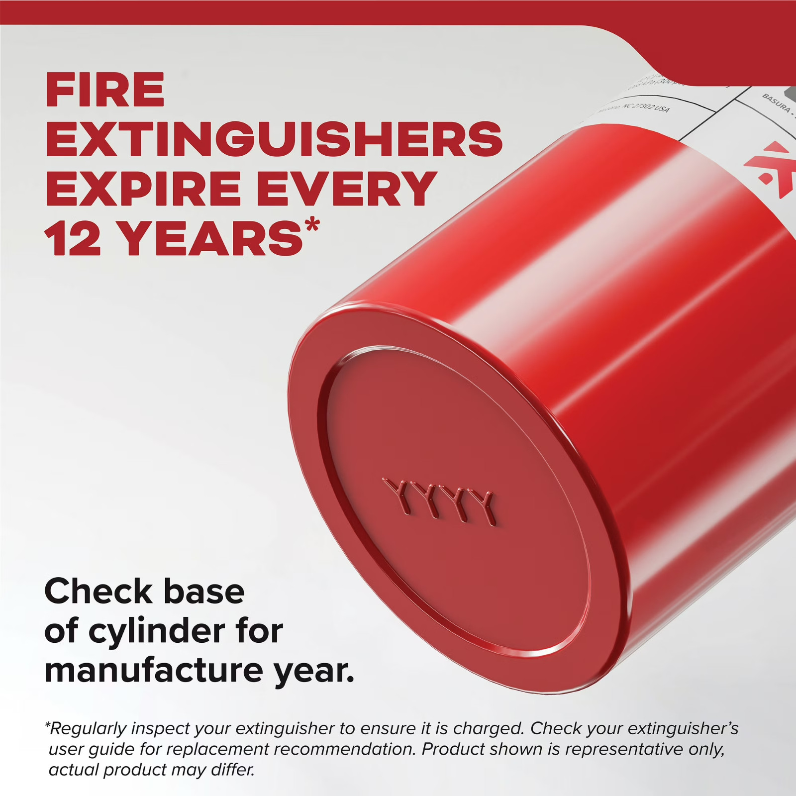Kidde Basic Fire Extinguisher For Home, Residential 1A10BC, Easy-Pull Safety Pin