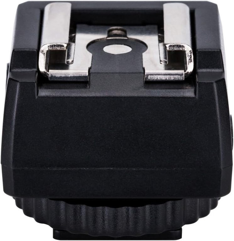 Standard Hot Shoe Adapter with Extra PC Sync Connection Port & 3.5Mm Mini Phone