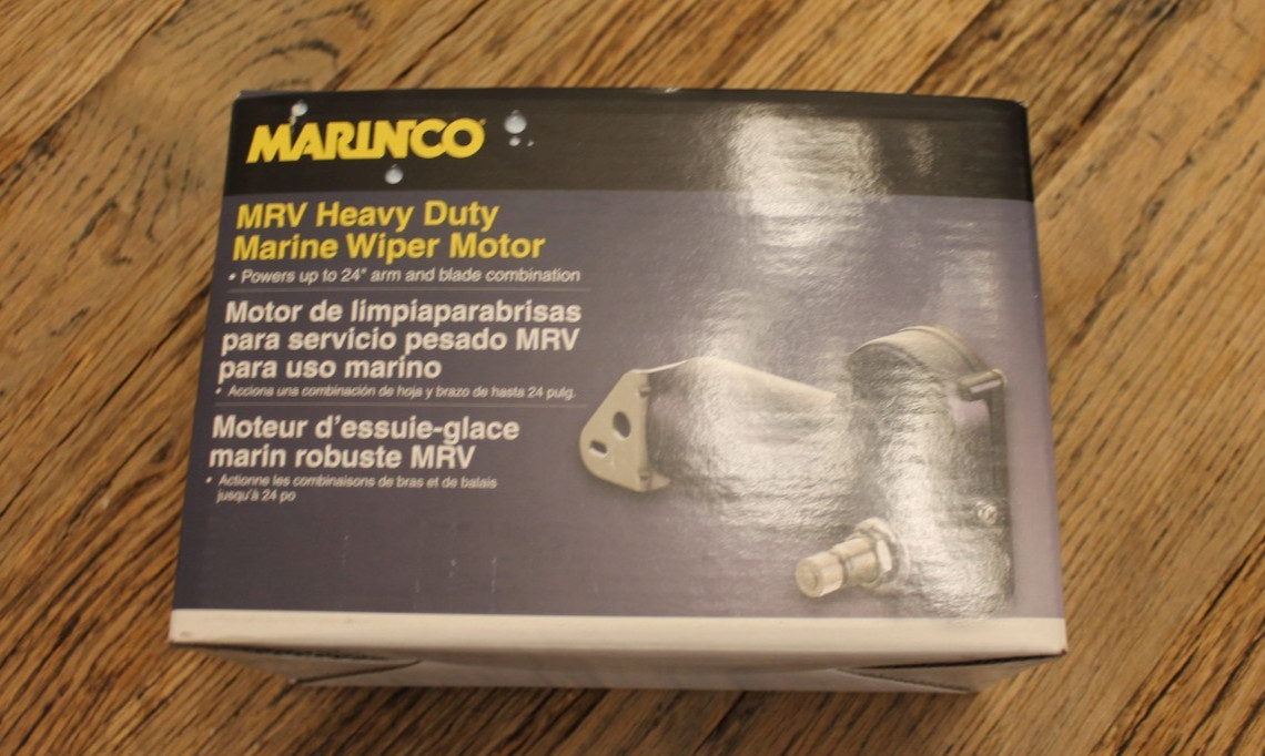 Marinco AFI 34000 12V MRV Marine Wiper Motor 2.5" Shaft 80 Degree 2-Speed NIB