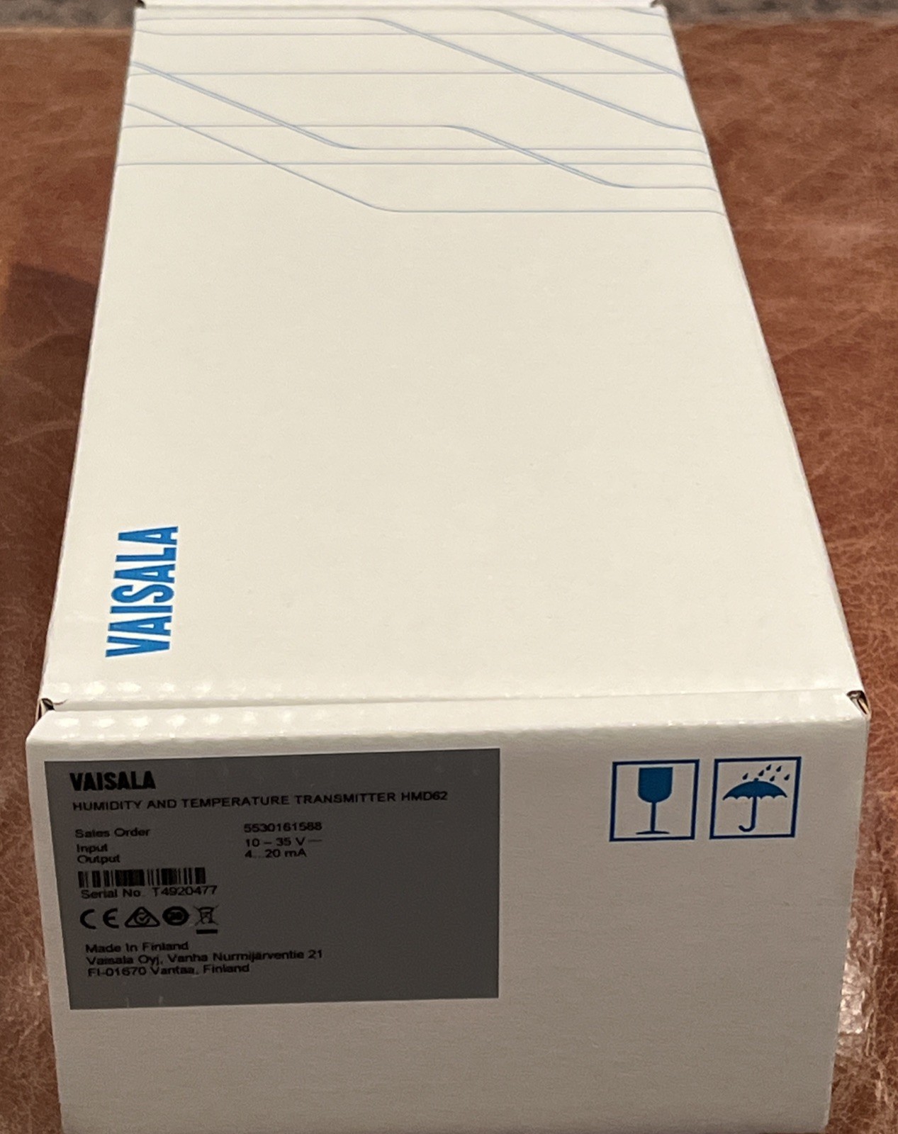 Vaisala HMD62 Humidity/Temperature Transmitter BRAND NEW ORIGINAL PACKAGING