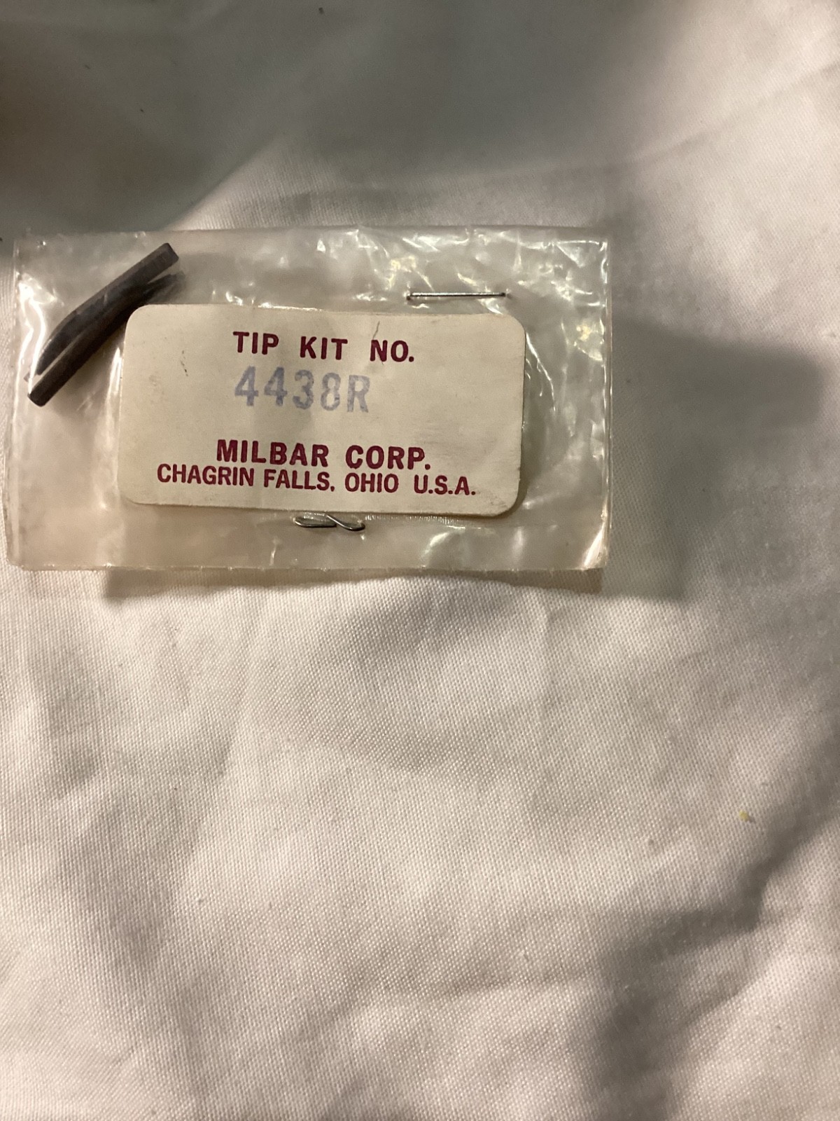 Milbar/Stride Tool 4438R replacement tips w/ 15 degree bend