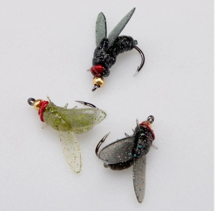 10ct Soft plastic fly lure - Fly fishing, Ice fishing, top water