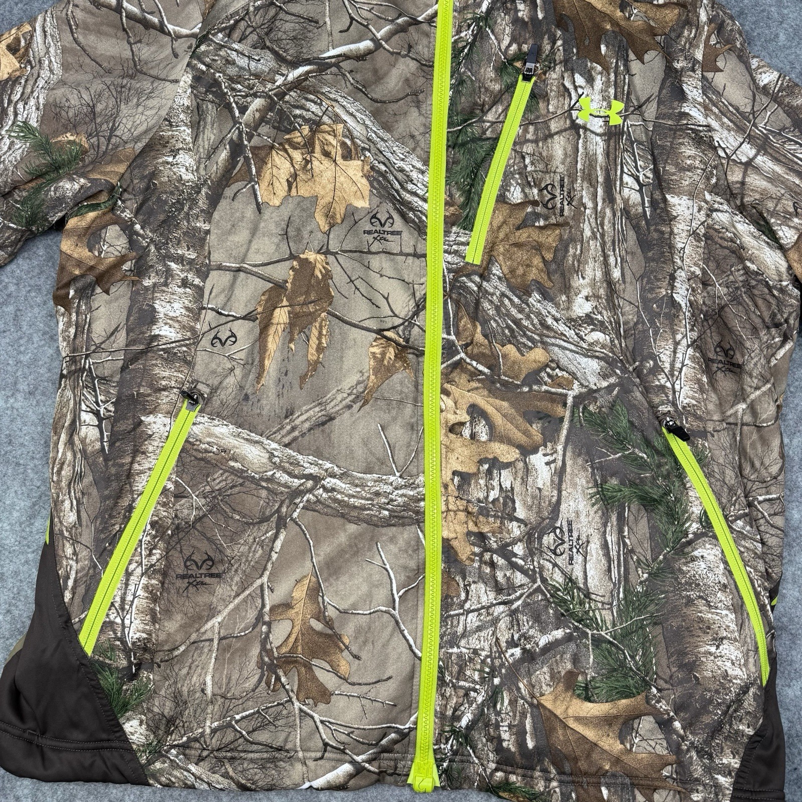 Under Armour Scent Control Infrared Camo Hooded Barrier Jacket Realtree 2XL
