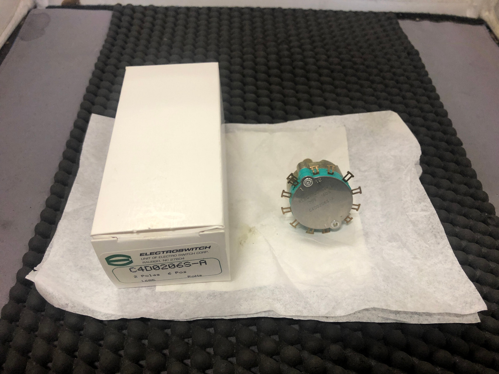 ELECTROSWITCH C4D0206S-A 2 POLE 6 POS PANEL MOUNT ROTARY SWITCH | New