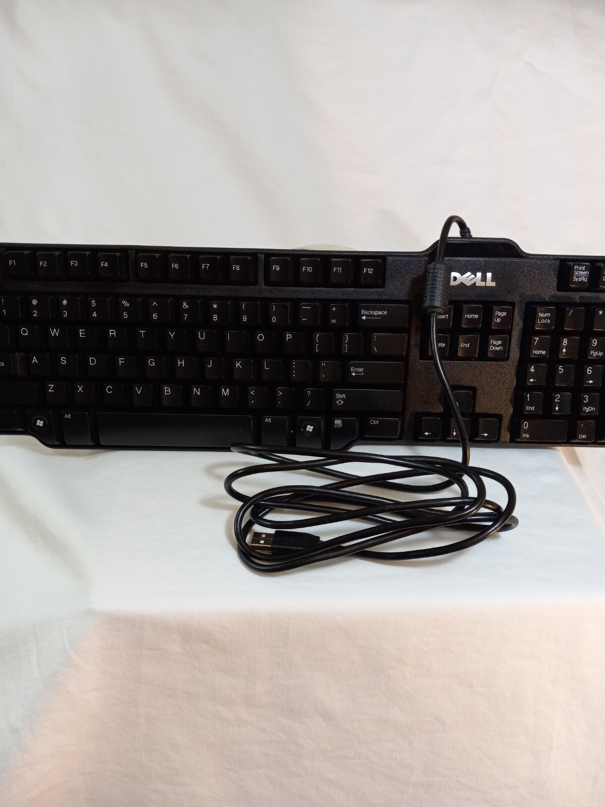 Dell Computer Keyboard Black Corded