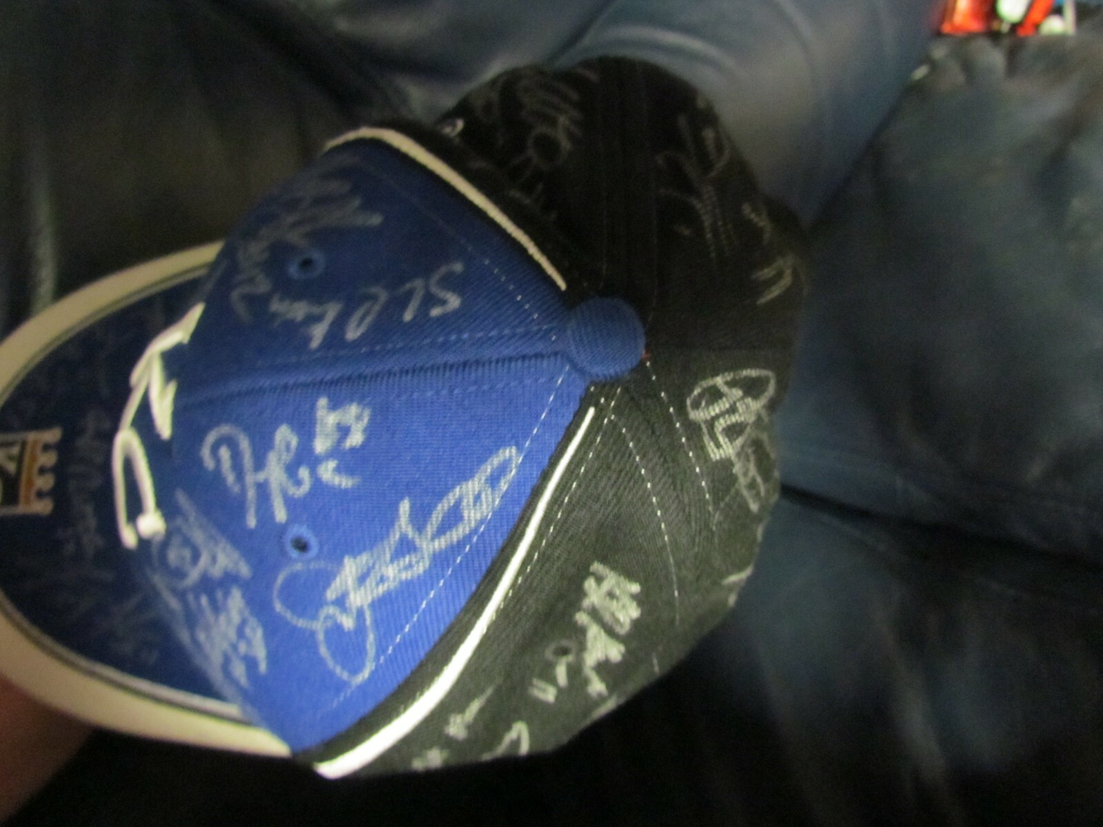 Kansas City Royals Team Signed Baseball Hat 2