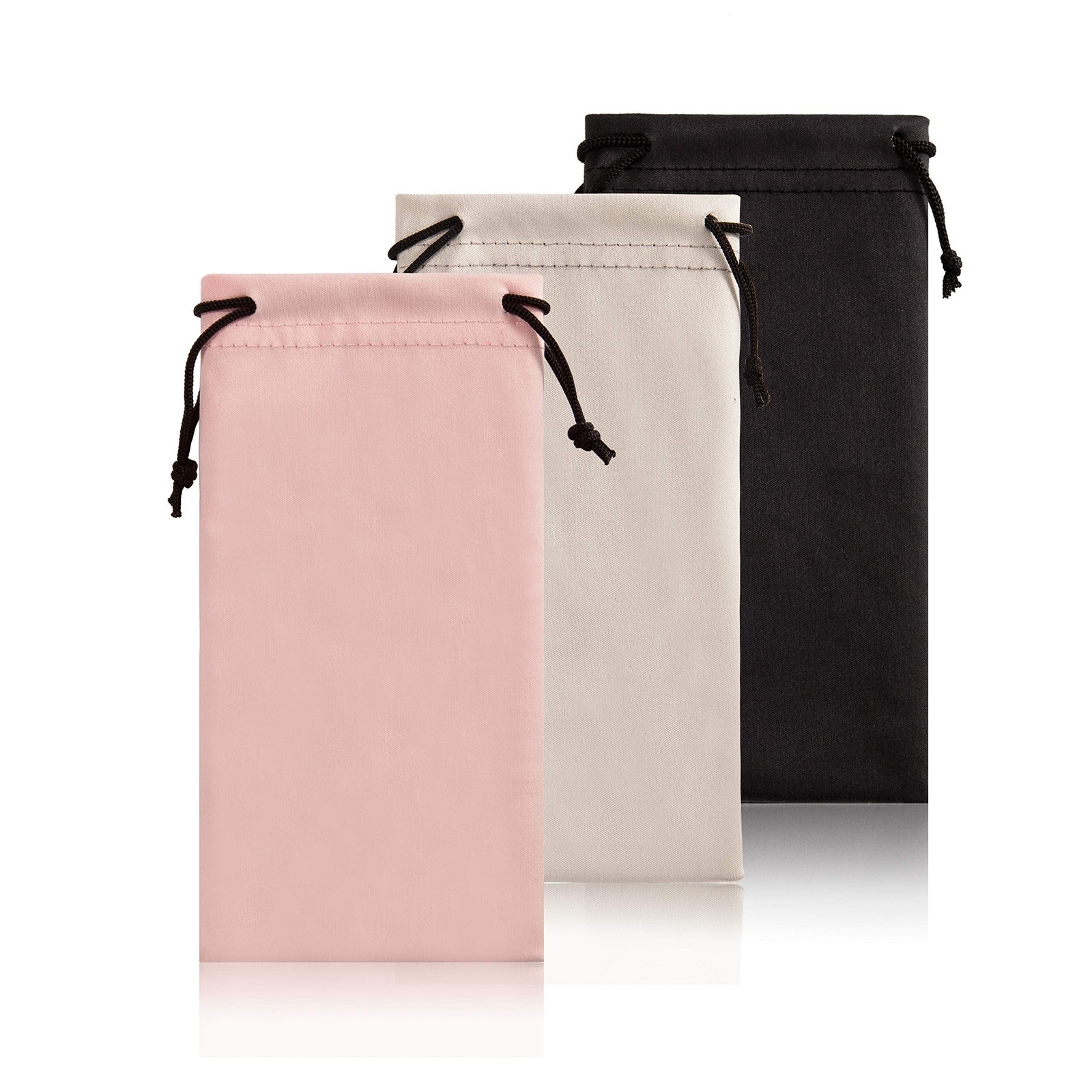 TRIUMPH VISION Soft Eyeglass Pouch 3 Pack - Pouch for glasses Microfiber Scre...
