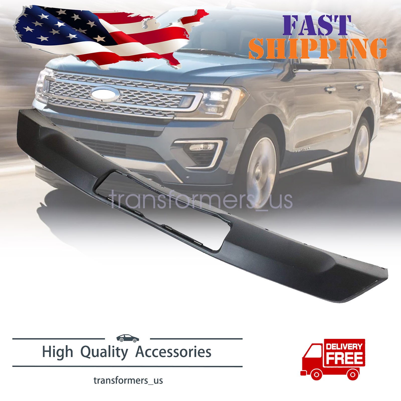 New Rear Bumper Lower Cover For Ford Expedition 2018-2020 2021 JL1Z17K835GPTM