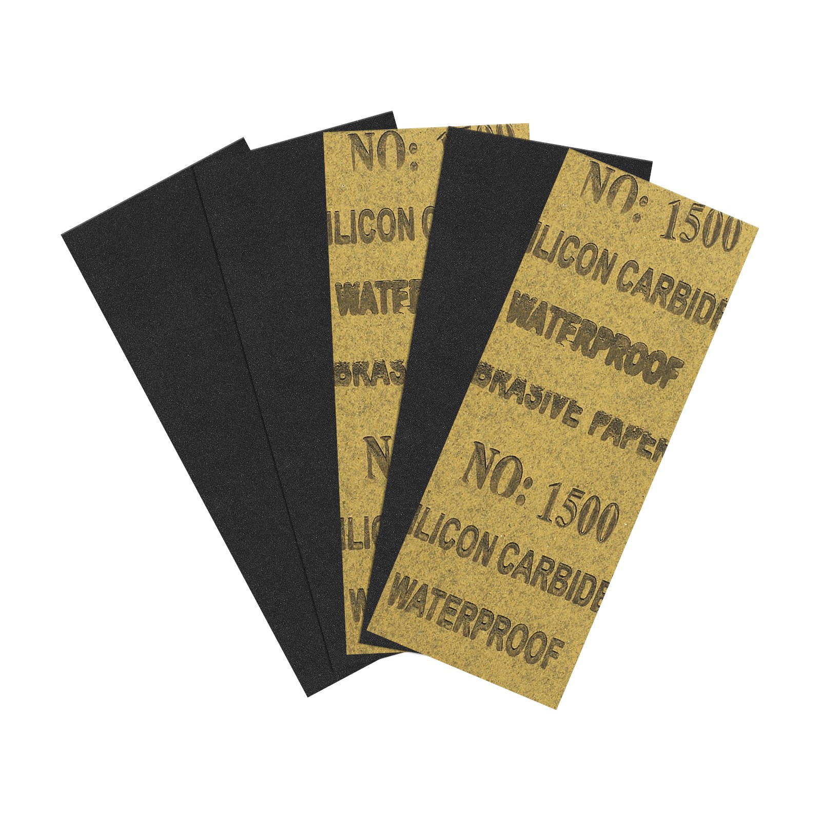 5pcs Sand Papers - [3.6 x 9 Inch x 1500 Grits] Sandpaper Sheets