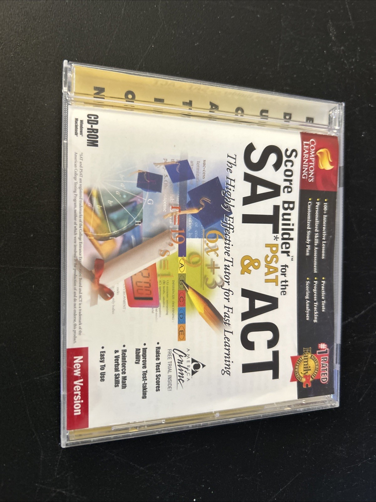 1999 Comptons Learning Score Builder SAT , PSAT & ACT CD-rom