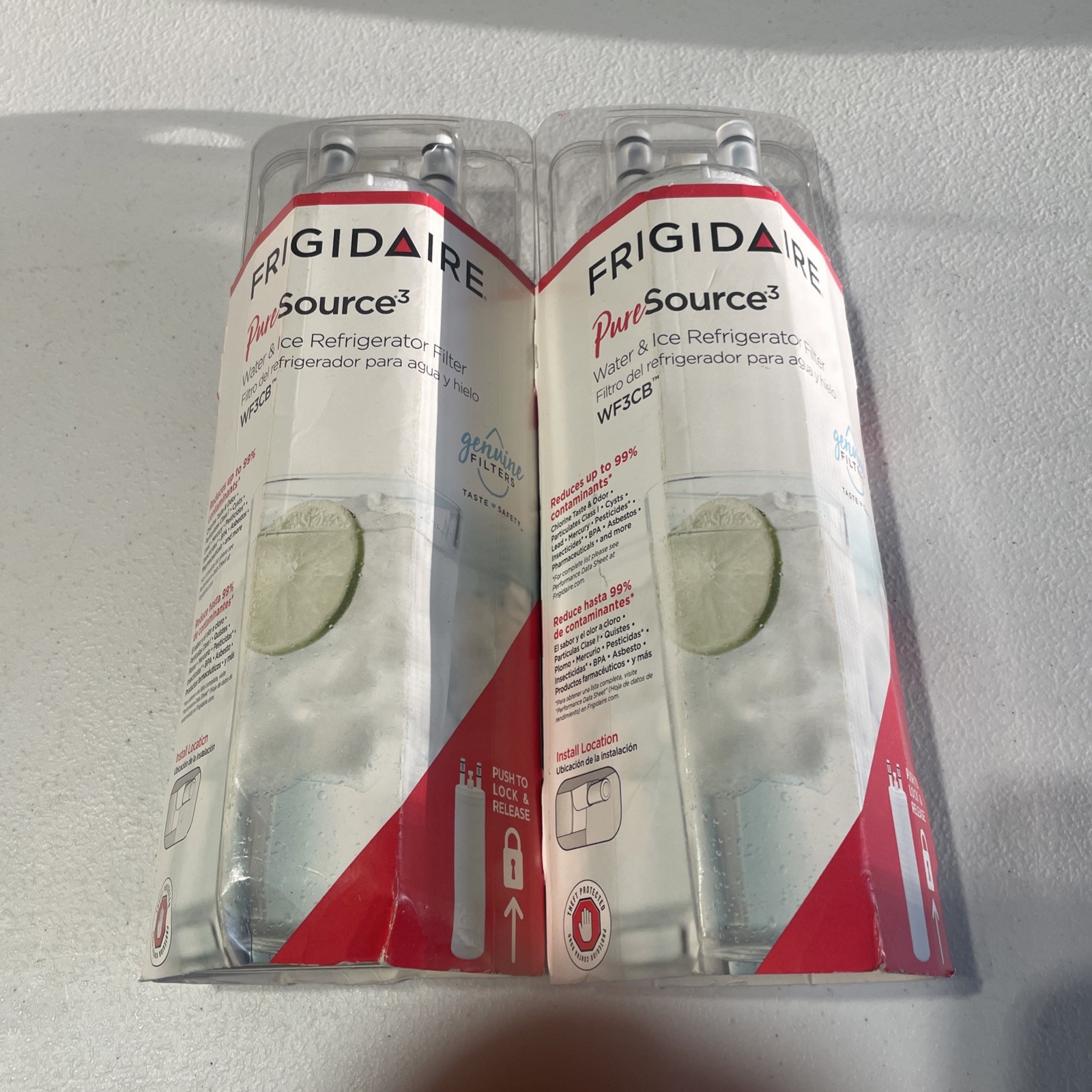 Frigidaire (2-Pack) WF3CB Puresource3 Refrigerator Water Filter White