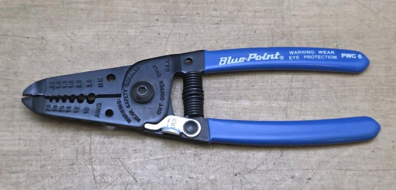 New Blue Point PWC6 - 6" Long Wire Stripper/Cutter Pliers
