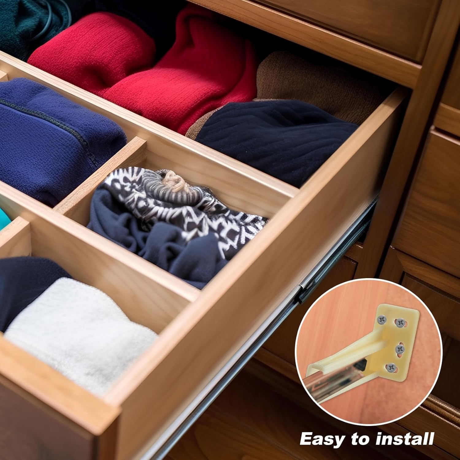 Rear Drawer Track Socket Backplate Mounting Bracket Durable Plastic