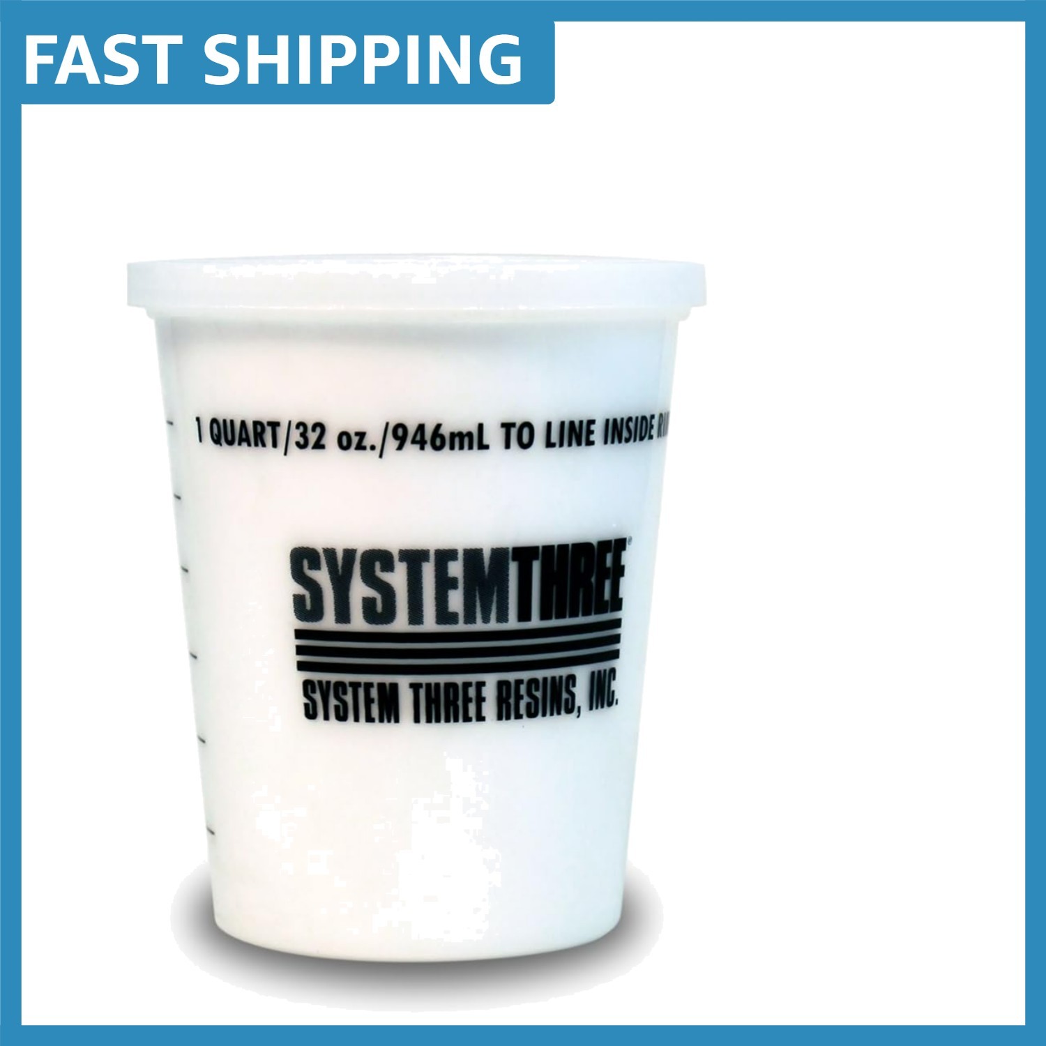 System Three Silica Thickener, 1 Quart Tub - Perfect for Epoxy Viscosity Control
