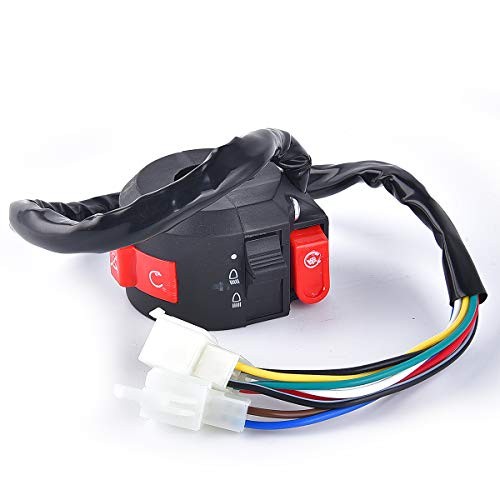 Left Handlebar Switch Assembly Replacement for 50cc 70cc 90cc 110 cc 125cc