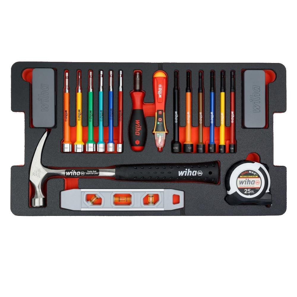 Wiha Premium Kit In Rolling Tool Box 194Pc