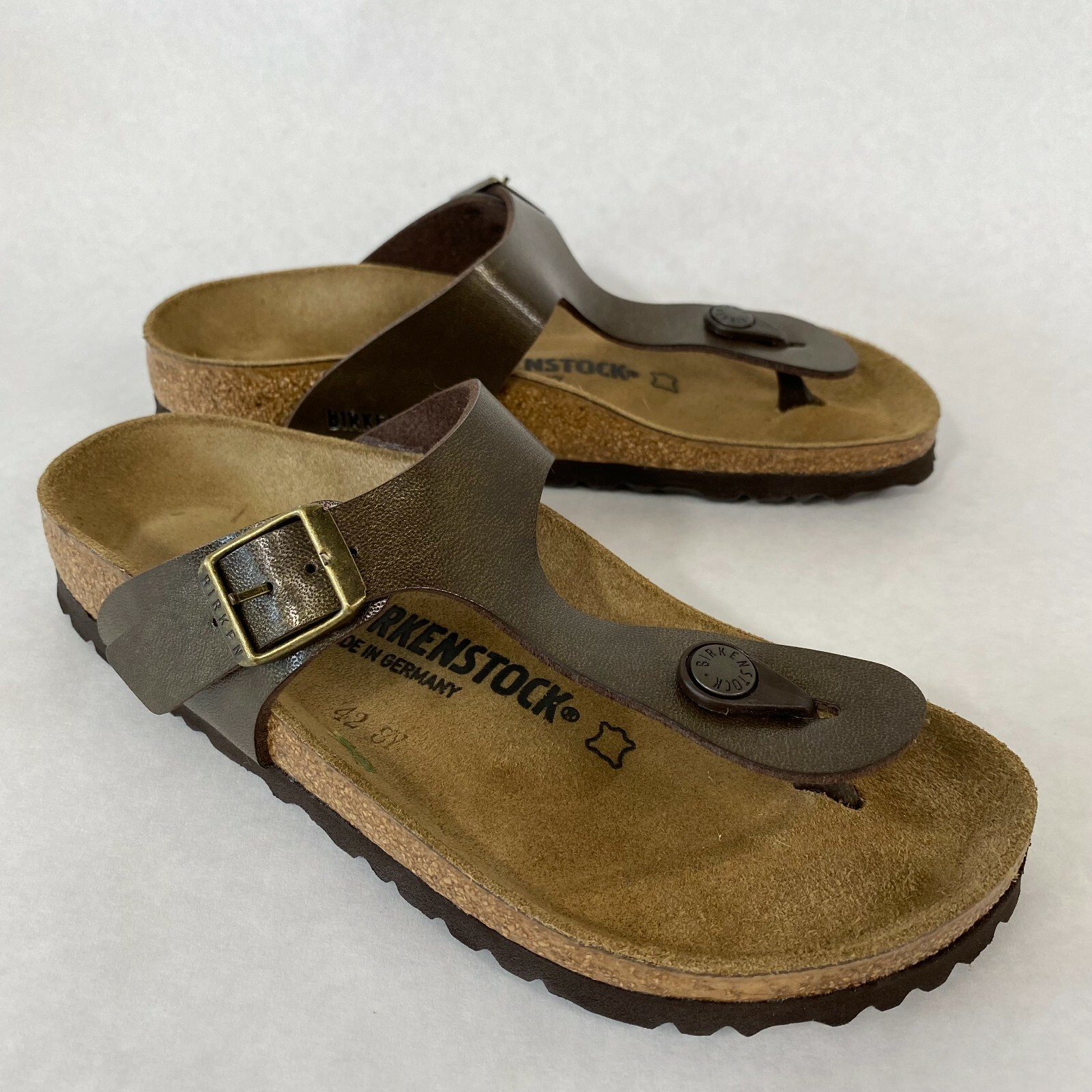 New w/o Box Birkenstock Gizeh Golden Brown Regular - Select Size