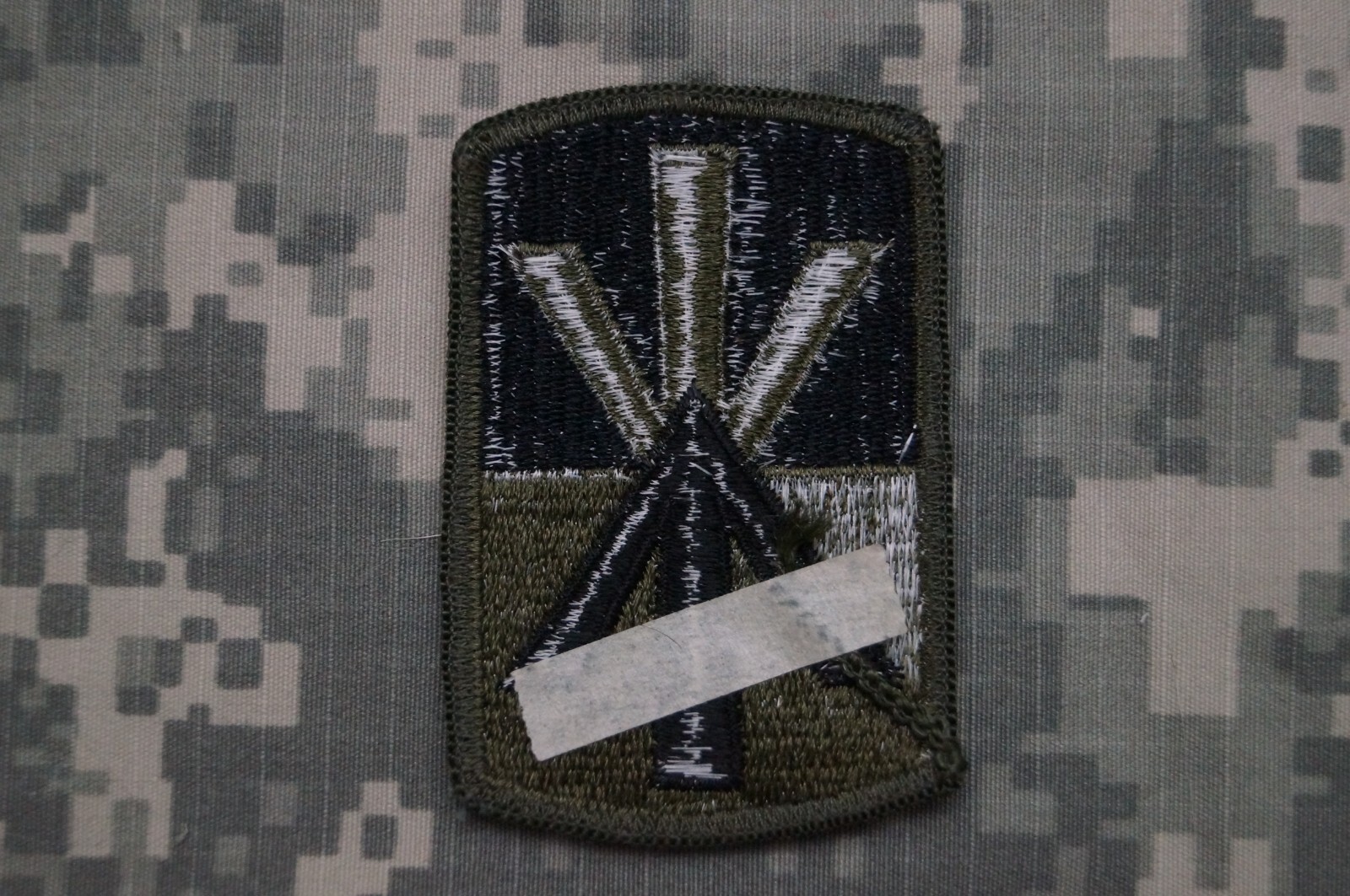 Military Patch US Army BDU Colored 11th ADA Air Defense Brigade Subdued Sew-on