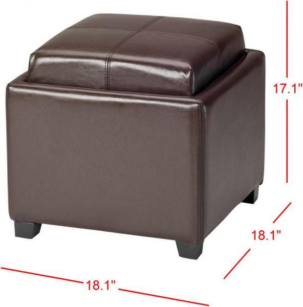Safavieh HARRISON SINGLE TRAY OTTOMAN, Reduced Price 2172747411 HUD8233A