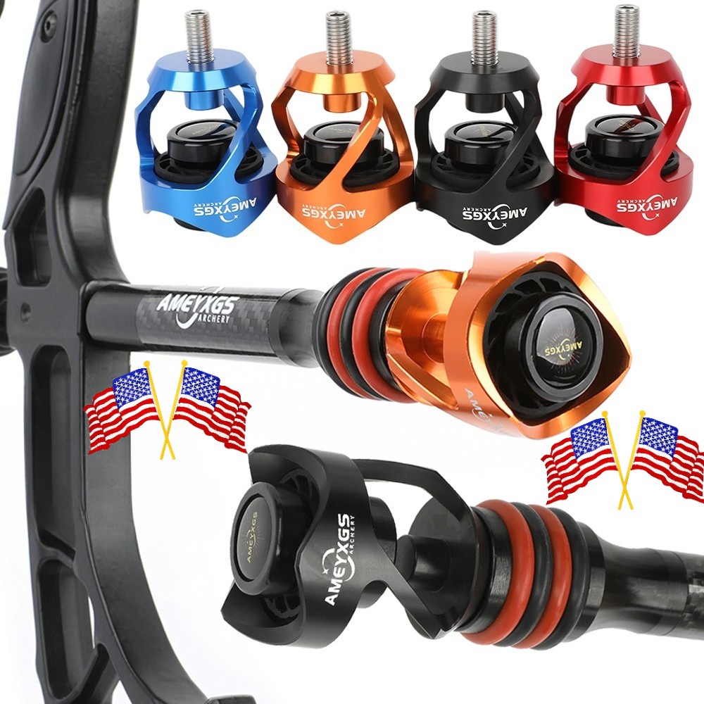Archery Bow Stabilizer Damper Ball Harmonic Riser Balance Bar Shock Absorber US