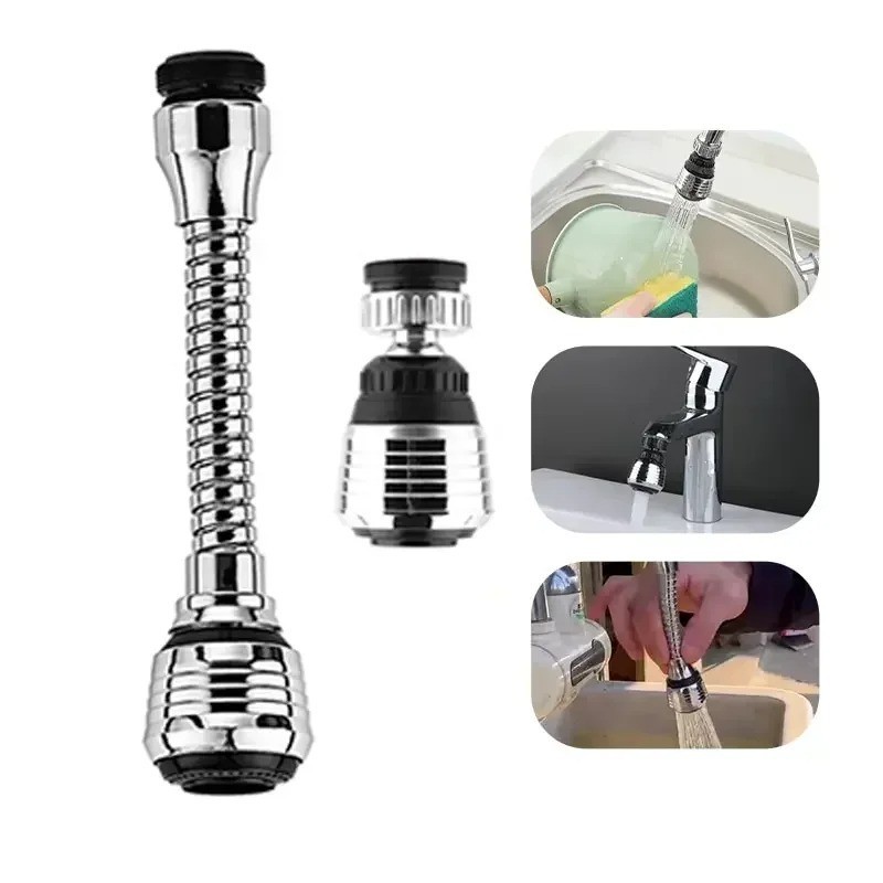 360 Degree Rotating Faucet Movable Kitchen Tap Head Water Saving Nozzle Sprayer