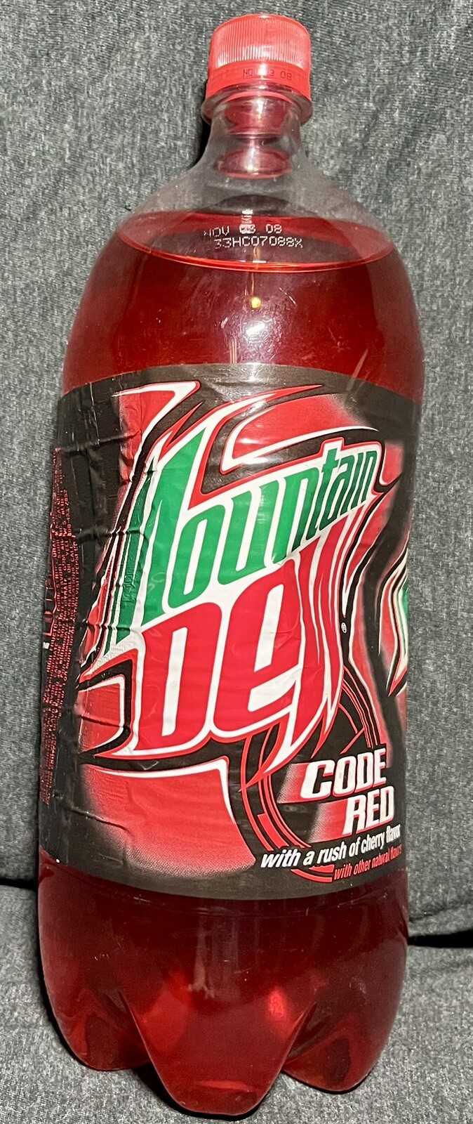 Mountain Dew Code Red 2 liter 2008