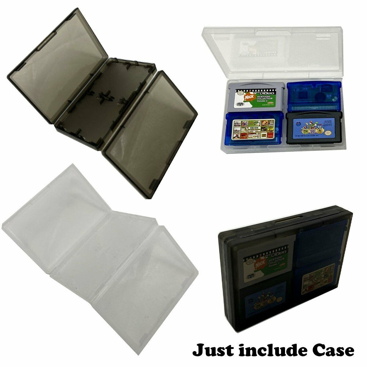 8in1 Storage Box Protective Case for GameBoy GBA GBASP Game Cartridge Card NEW/