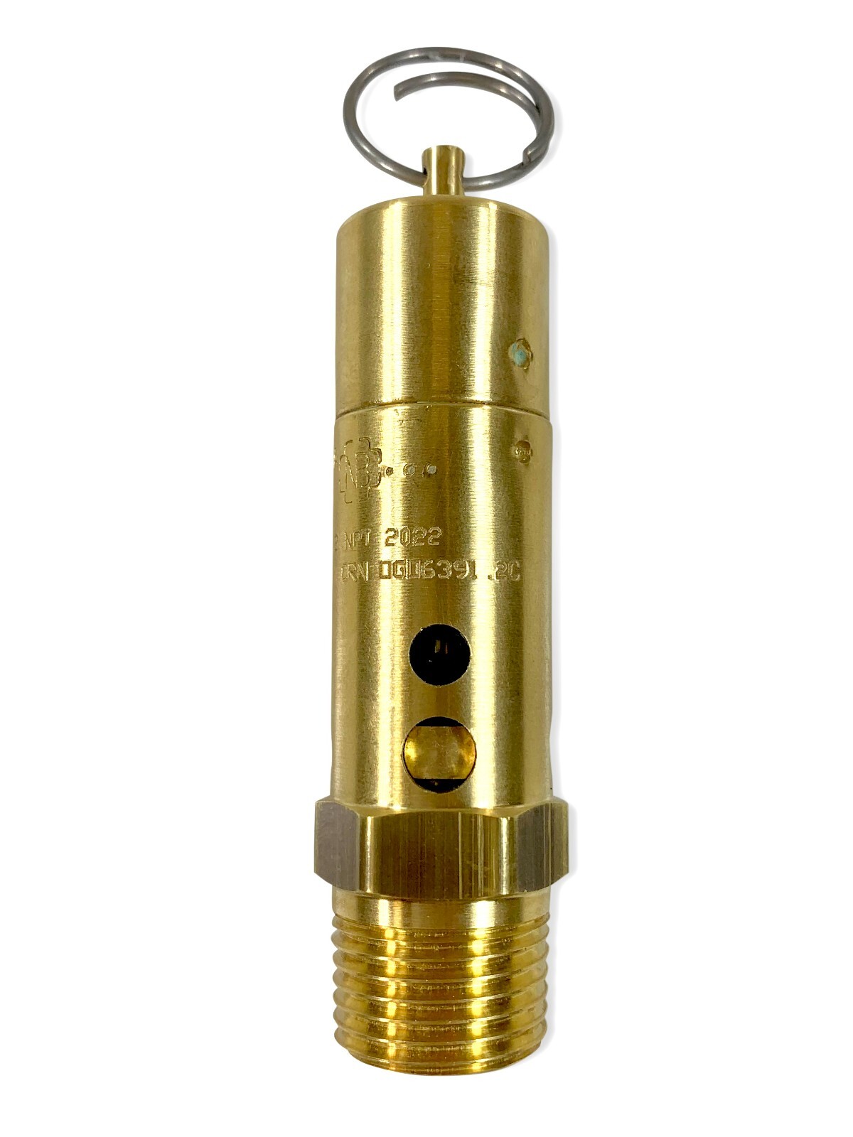1/2" NPT Hard Seat Safety Pressure Relief Valve, 125 PSI, Made In The USA