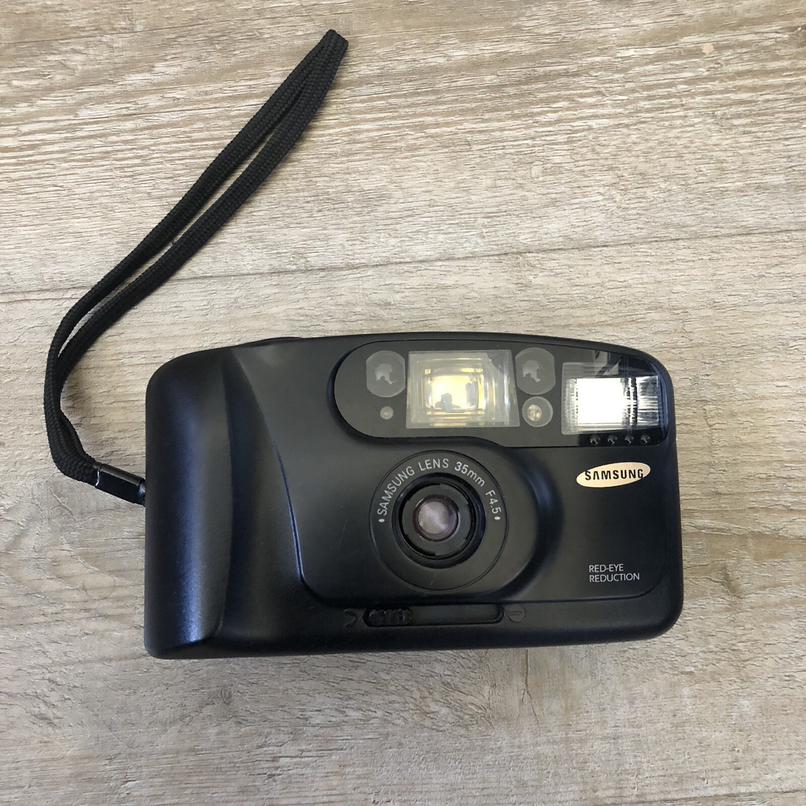 Vintage Film Camera Samsung AF-333 Auto Focus Flash Tested No Batteries