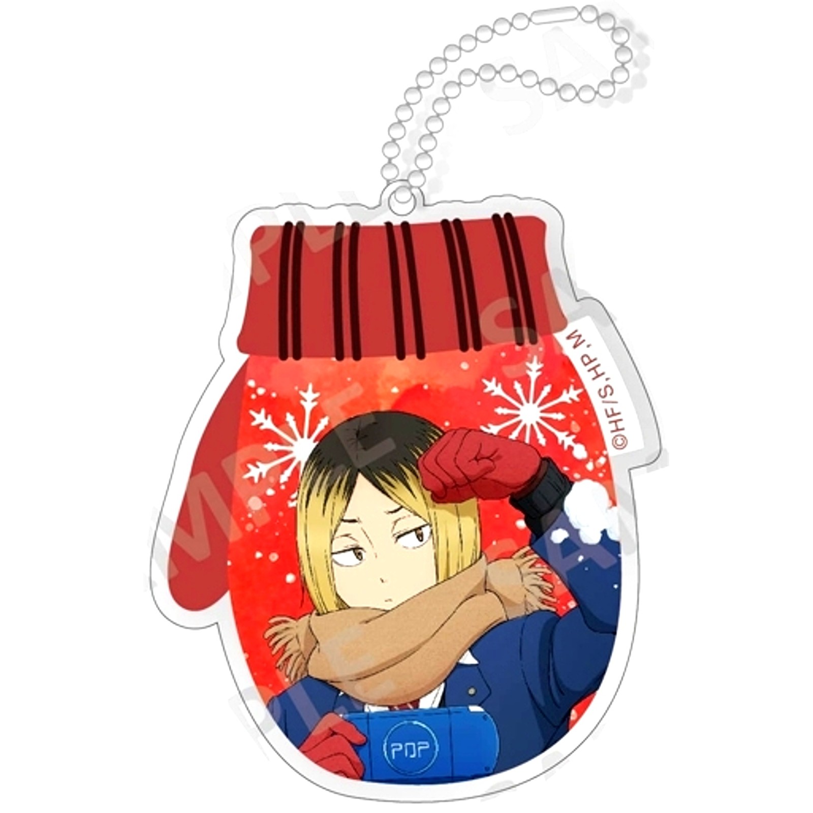Kenma Kozume Snow Play Ver. Haikyu!! Glitter Acrylic Keychain Japan C489