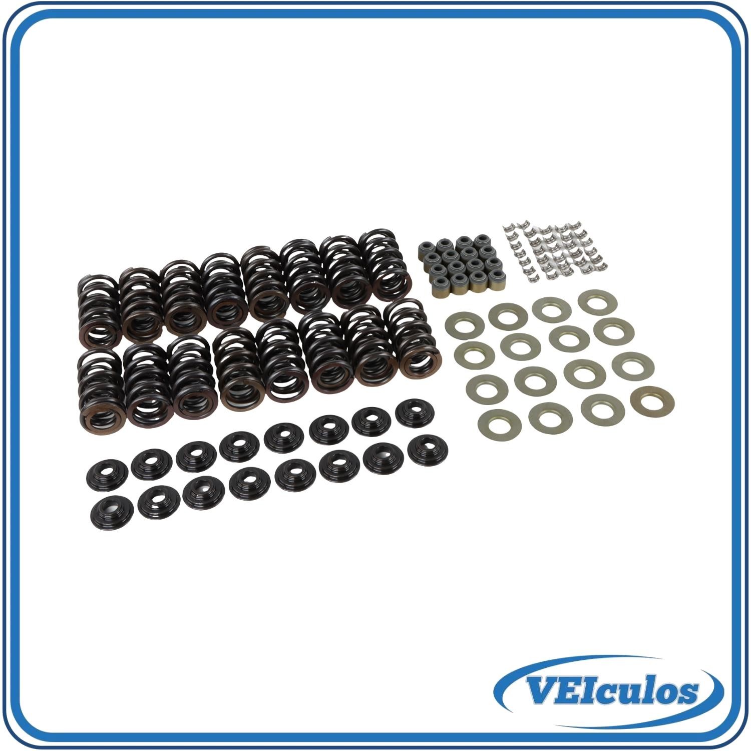 For LS LS1 .660" 4.8 5.3 6.0 LSX LS2 LS3 LQ4 LQ9 Dual Valve Spring Kit Steel Set