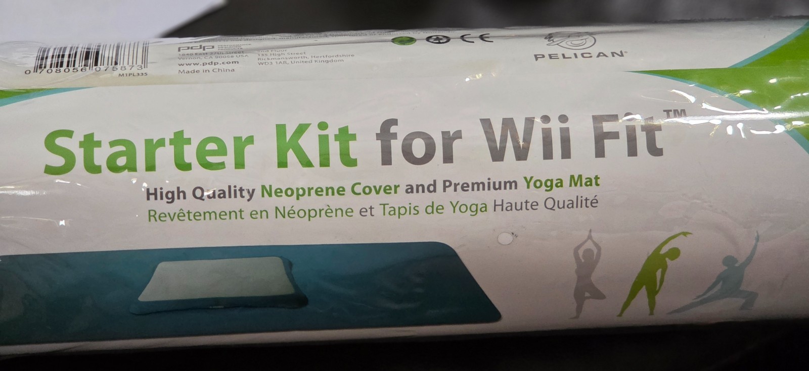 2-in-1 Fitness Kit for Nintendo Wii Fit Green NEW IN Sealed Bag