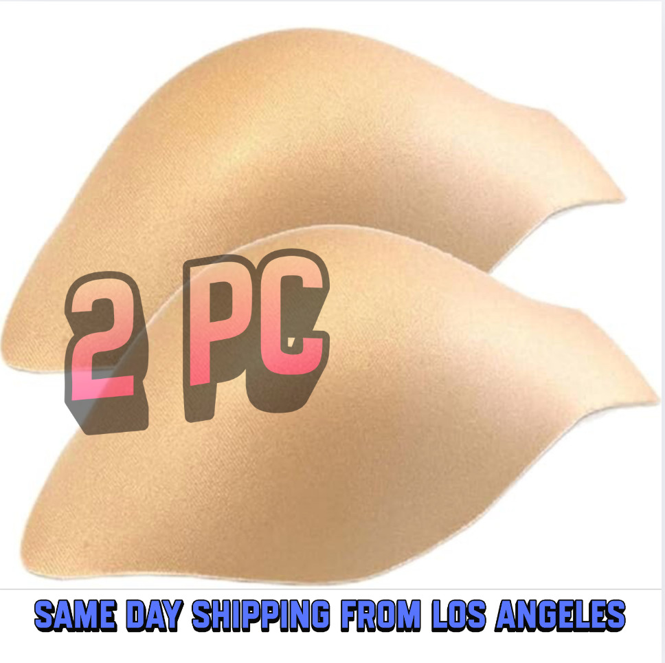 2 Pcs Bulge Enhancer Cup Sponge Pad for Men's Swimwear Briefs underwear Push-Up