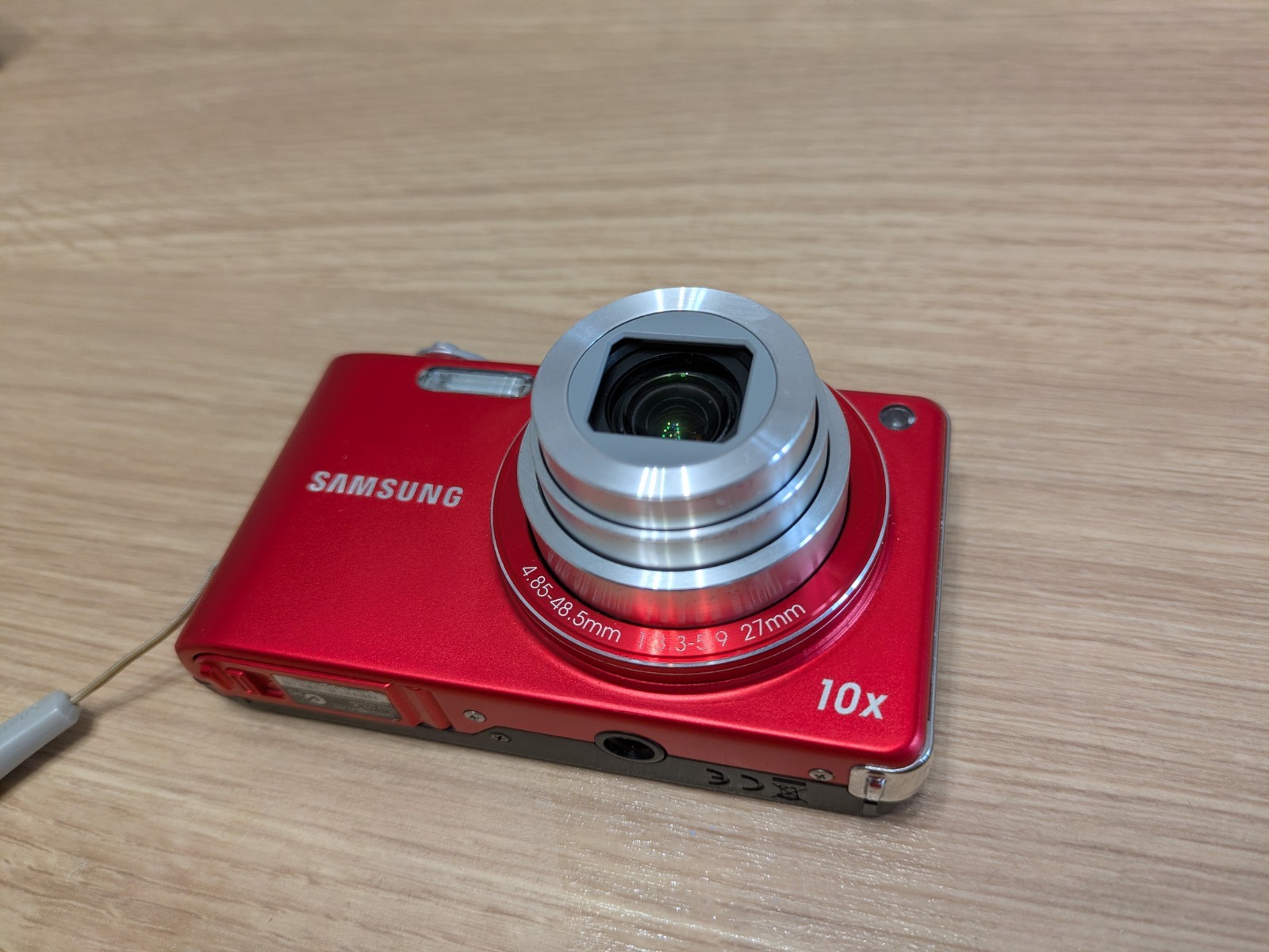 Samsung Digital Camera PL221 16.0MP Red Tested - Boxed with Charging Cable, Case