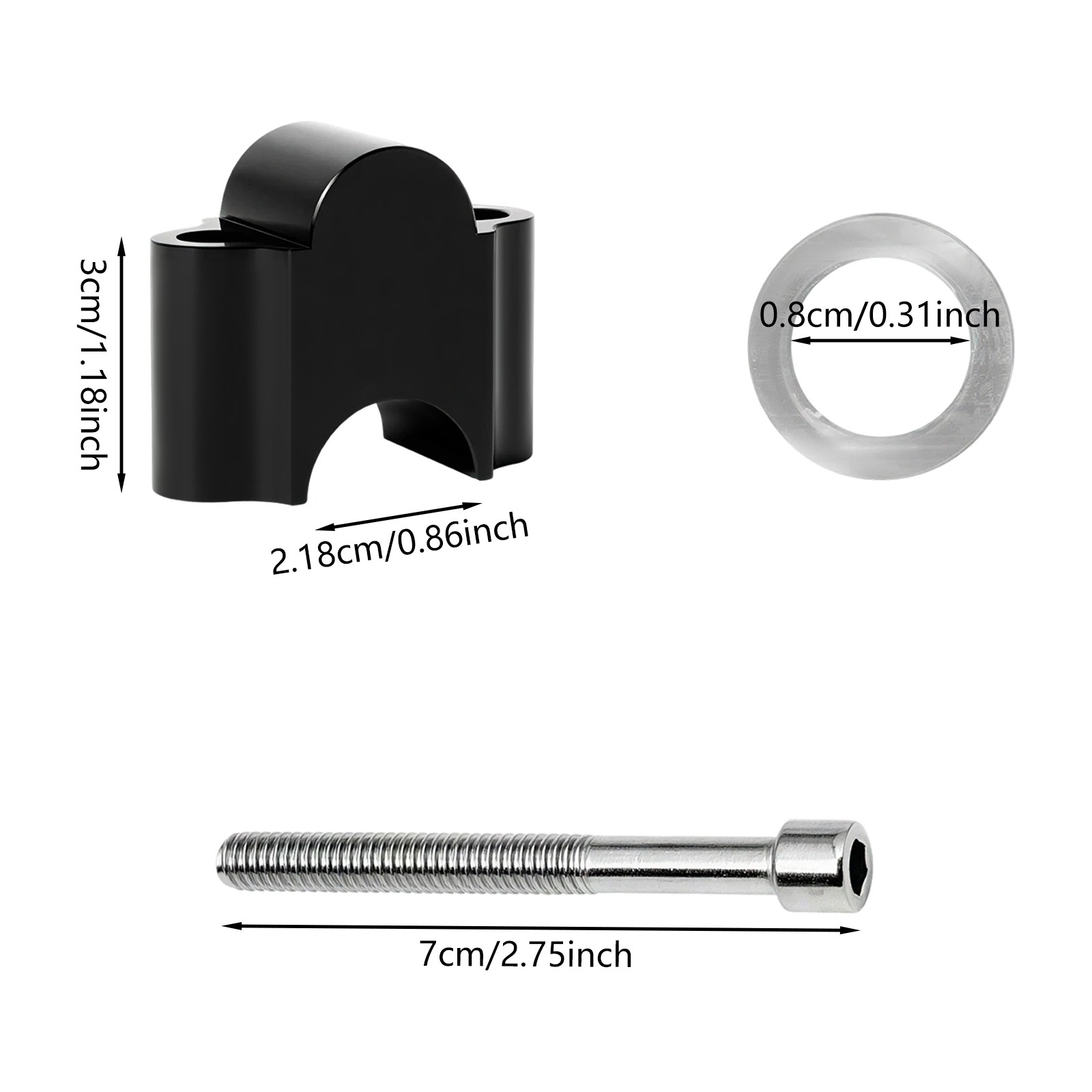 Aluminum Alloy Handlebar Risers For WR250F 2015-2017, Motorcycle Handlebar Riser